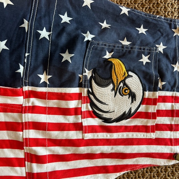 Men's Patriotic Eagle Overalls - Picture 4 of 8